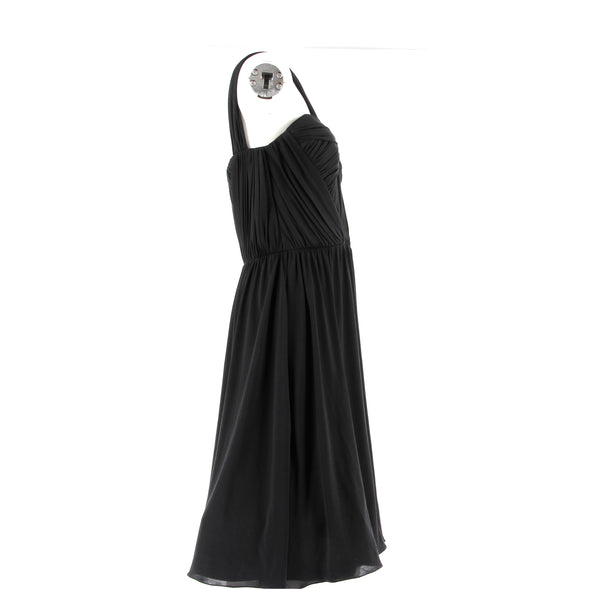 Robe en soie noire