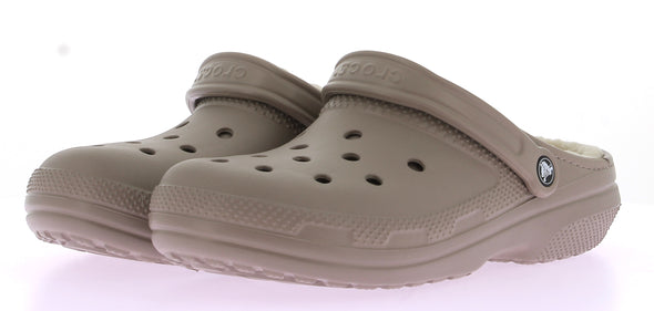 Crocs taupes fourrées