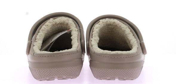 Crocs taupes fourrées