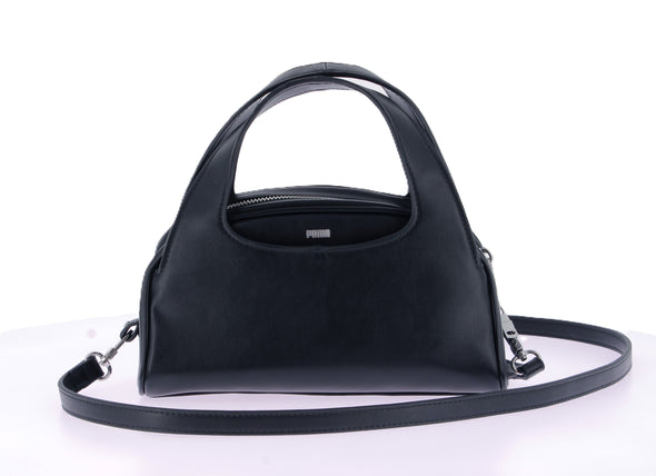 Sac à main en cuir vegan noir