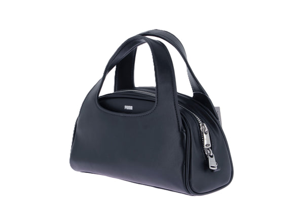 Sac à main en cuir vegan noir