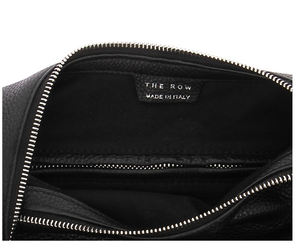 Cabas Bindle en cuir noir