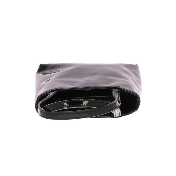 Sac à main noir vernis