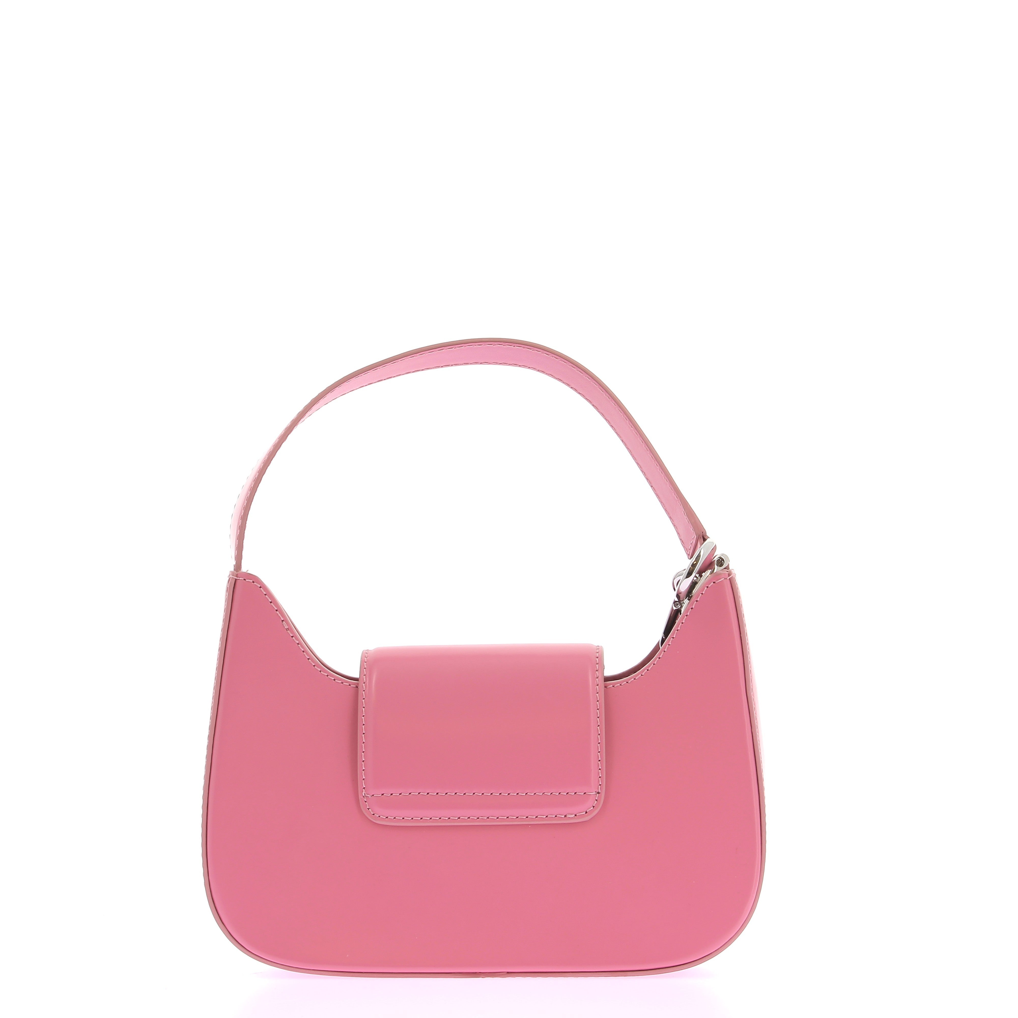 Sac baguette rose hot sale