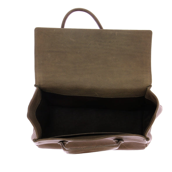 Sac en cuir marron