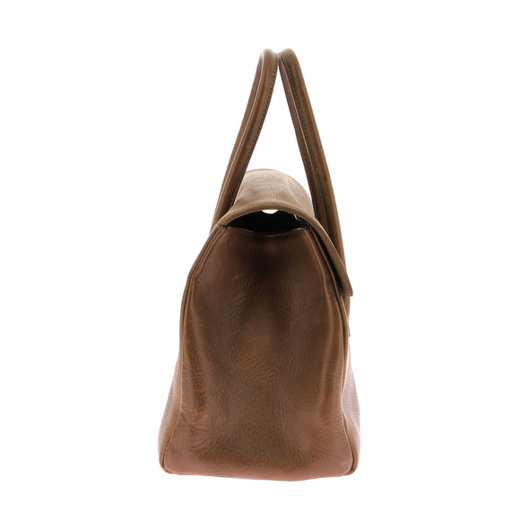 Sac en cuir marron
