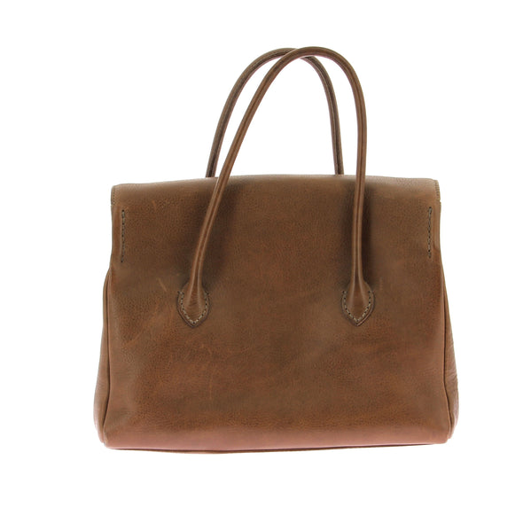 Sac en cuir marron