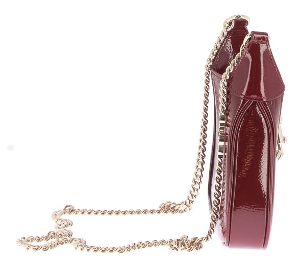 Mini sac bordeaux "Jackie notte"