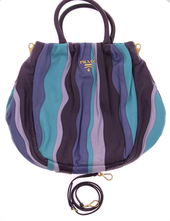 Sac bleu et violet