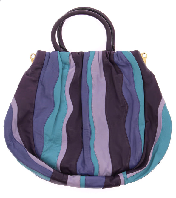 Sac bleu et violet