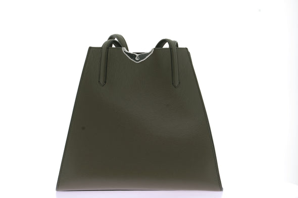 Sac cabas "Le Borderline" vert kaki