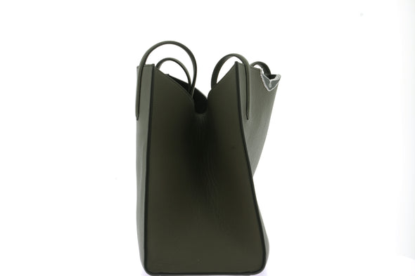Sac cabas "Le Borderline" vert kaki