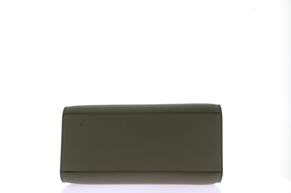 Sac cabas "Le Borderline" vert kaki