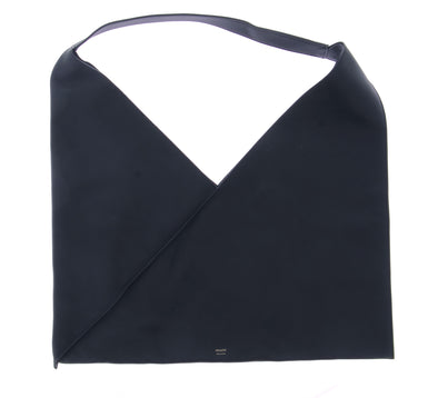 Sac cabas en cuir noir