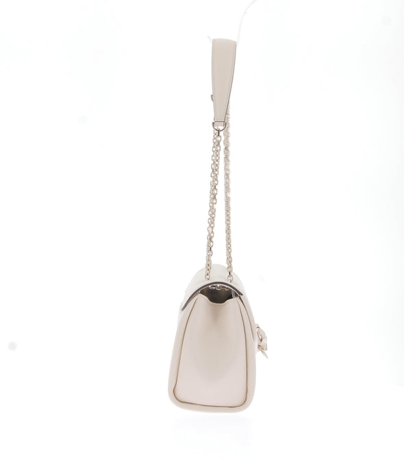 Sac à main en cuir écru "Panthère"
