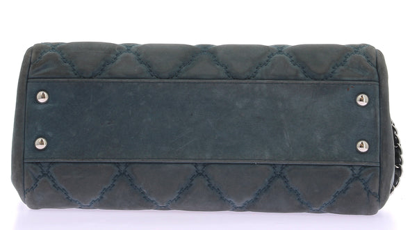 Sac bleu matelassé