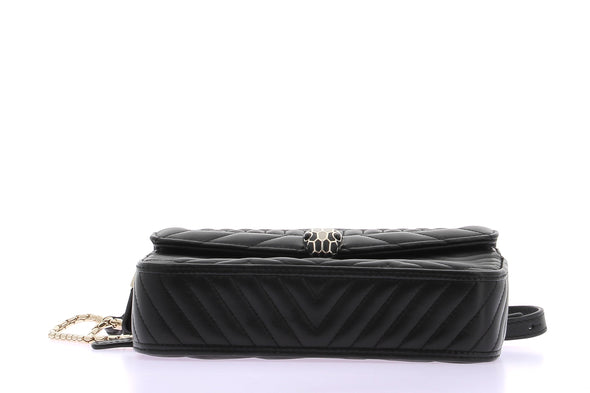 Petit sac "Serpenti" noir