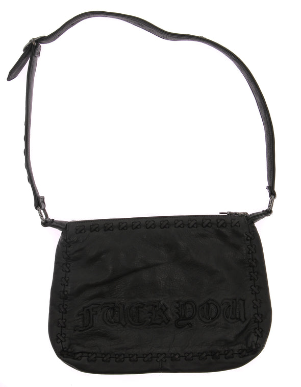 Sac en cuir noir