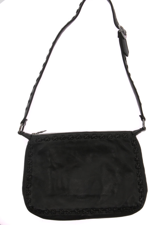 Sac en cuir noir