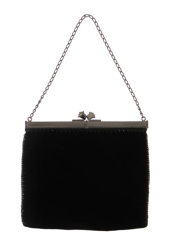 Sac en velours noir