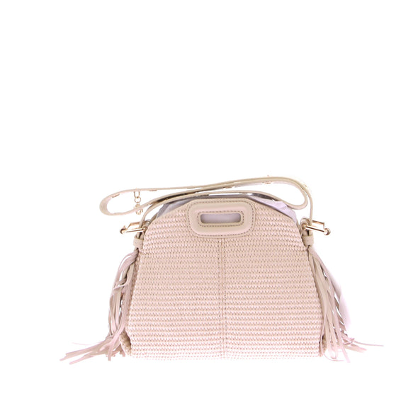 Sac beige en raphia "Miss M"