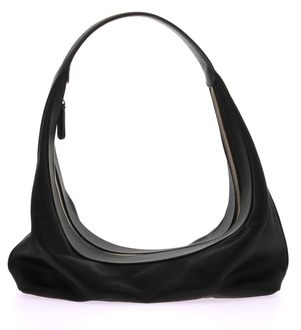 Sac noir porté épaule "Tania"