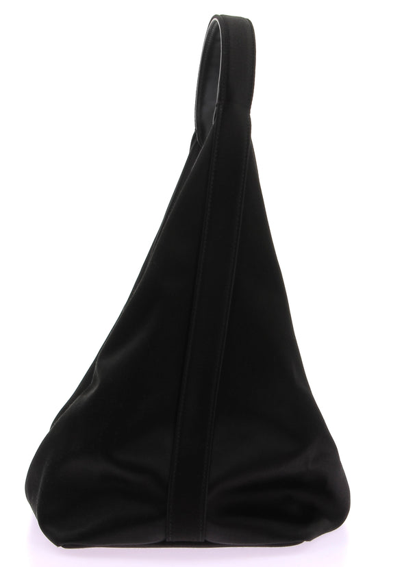 Sac noir porté épaule "Tania"