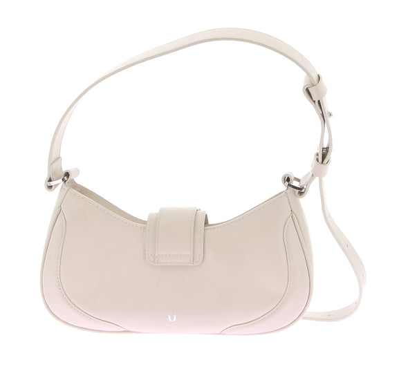 Sac baguette en cuir blanc