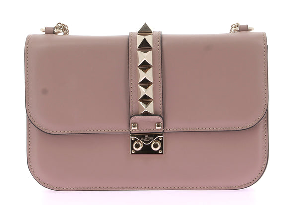 Sac clouté rose "Glam Lock"