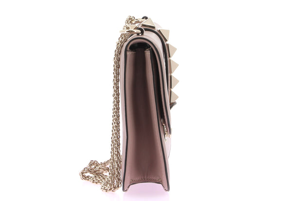 Sac clouté rose "Glam Lock"