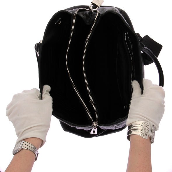 Sac à main en cuir "Double"