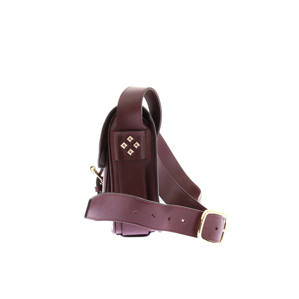 Sac à bandoulière bordeaux