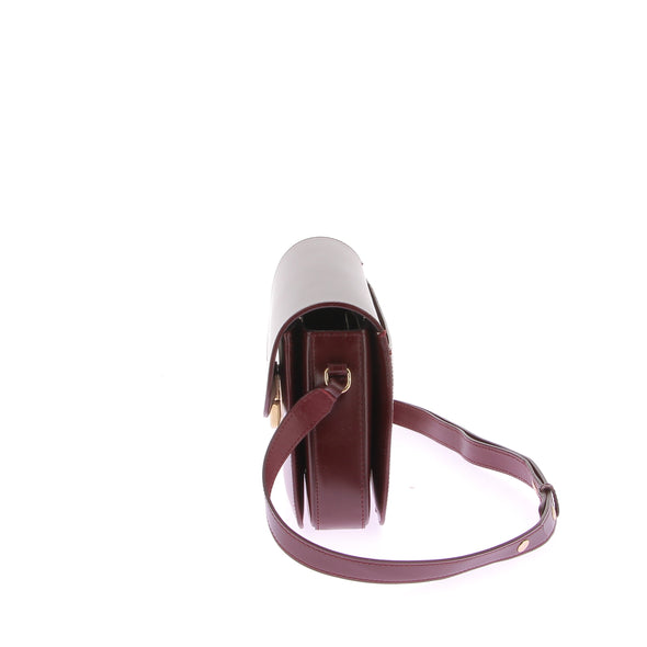 Sac bordeaux glacé "Milo"