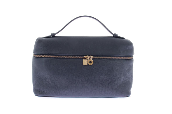 Sac à main en cuir marine