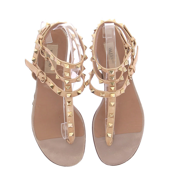 Sandales beiges "Rockstud"