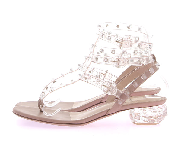 Sandales transparentes "Rockstud"