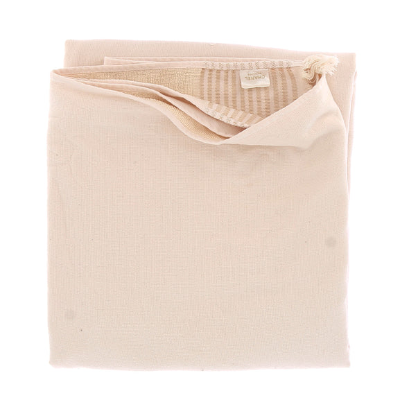 Serviette de plage beige