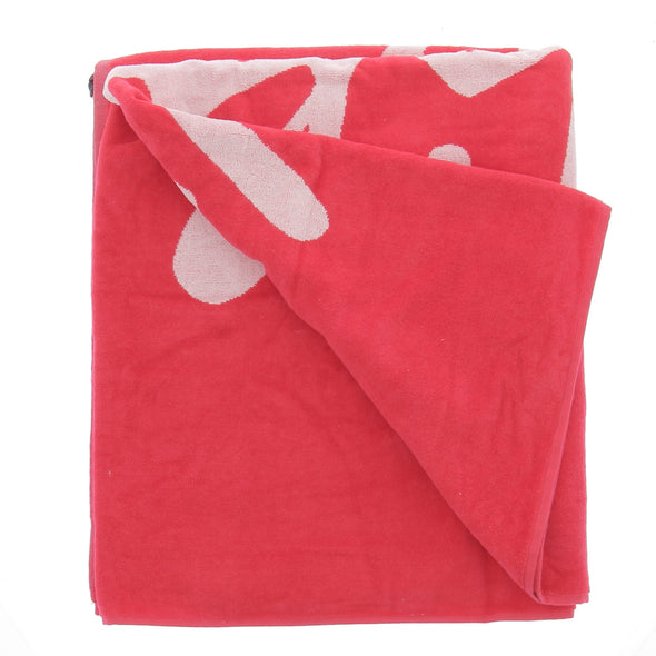 Serviette de plage rouge