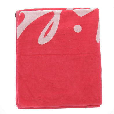 Serviette de plage rouge