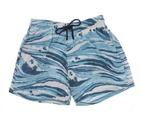 Short de bain bleu