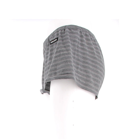 Short rayé gris