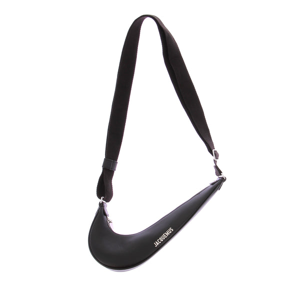 Sac porté épaule noir "Swoosh"