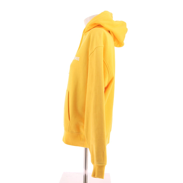 Sweat à capuche jaune
