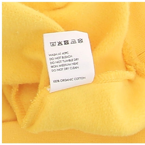 Sweat à capuche jaune