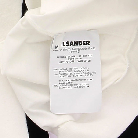 T-shirt blanc asymétrique