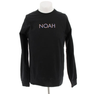 T-shirt noir à manches longues "Noah"