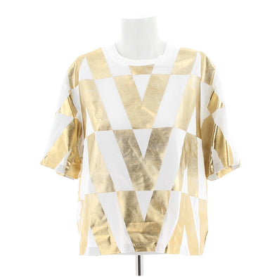 T-shirt oversize doré