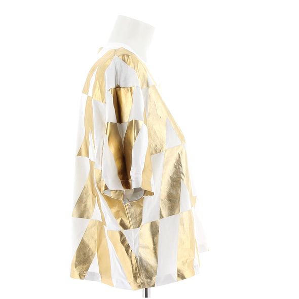 T-shirt oversize doré