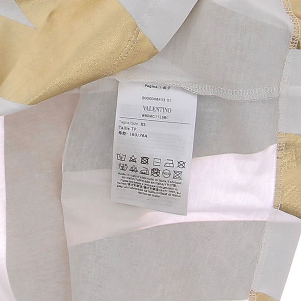 T-shirt oversize doré