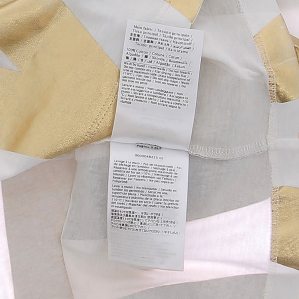 T-shirt oversize doré